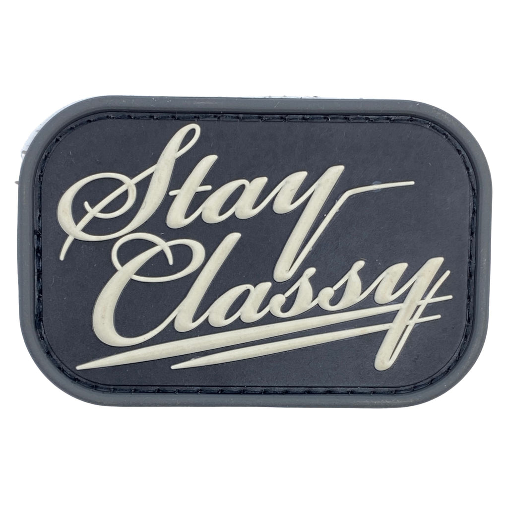 Stay Classy PVC Patch - SWAT.