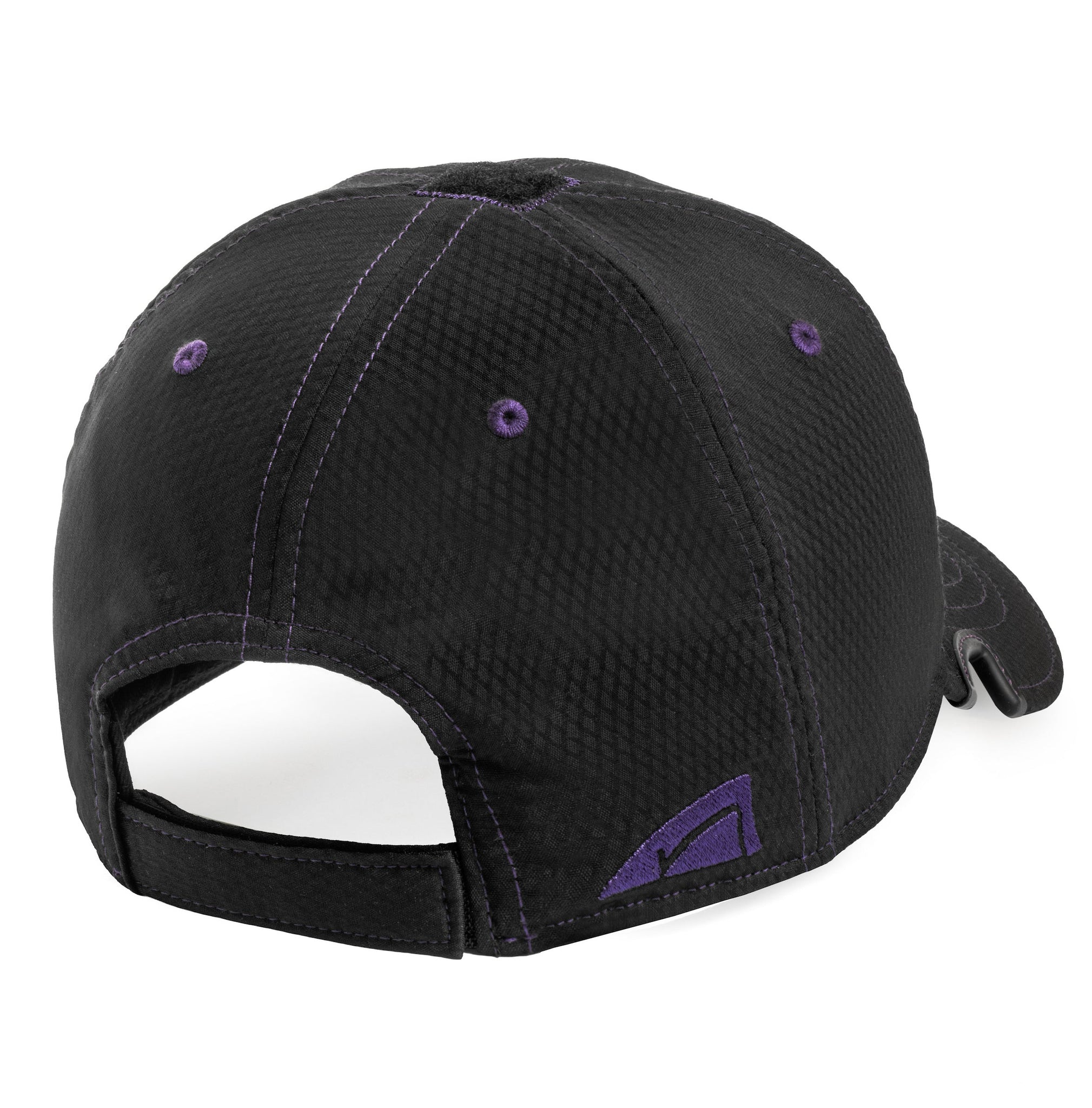 Notch Black Purple Athlete Operator Cap | Performance Hat with Notch ...