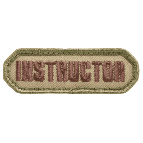 Instructor Patch - Color :  Multicam
Simple patch for Instructors out there
Embroidered patch
Hook fastener material sewn on the back
Size: 1" x 3"