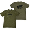 Notch El Muerto Tee - Military Green, Color: Military Green Fit: Unisex, Ultra soft & comfortable, 60/40 combed ring spun cotton/poly, 1x1 rib knit neck, Shoulder to shoulder taping, Pre-shrunk to minimize shrinkage (some shrinkage will occur), Machine Wash Cold, Tumble Dry Low.