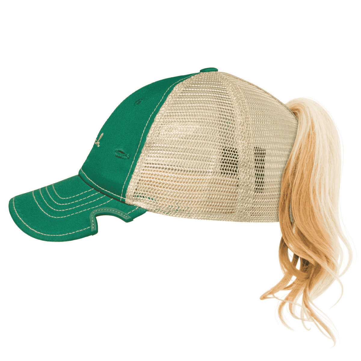 Notch Classic Adjustable Jade Green Ponytail Hat | Notchgear.com