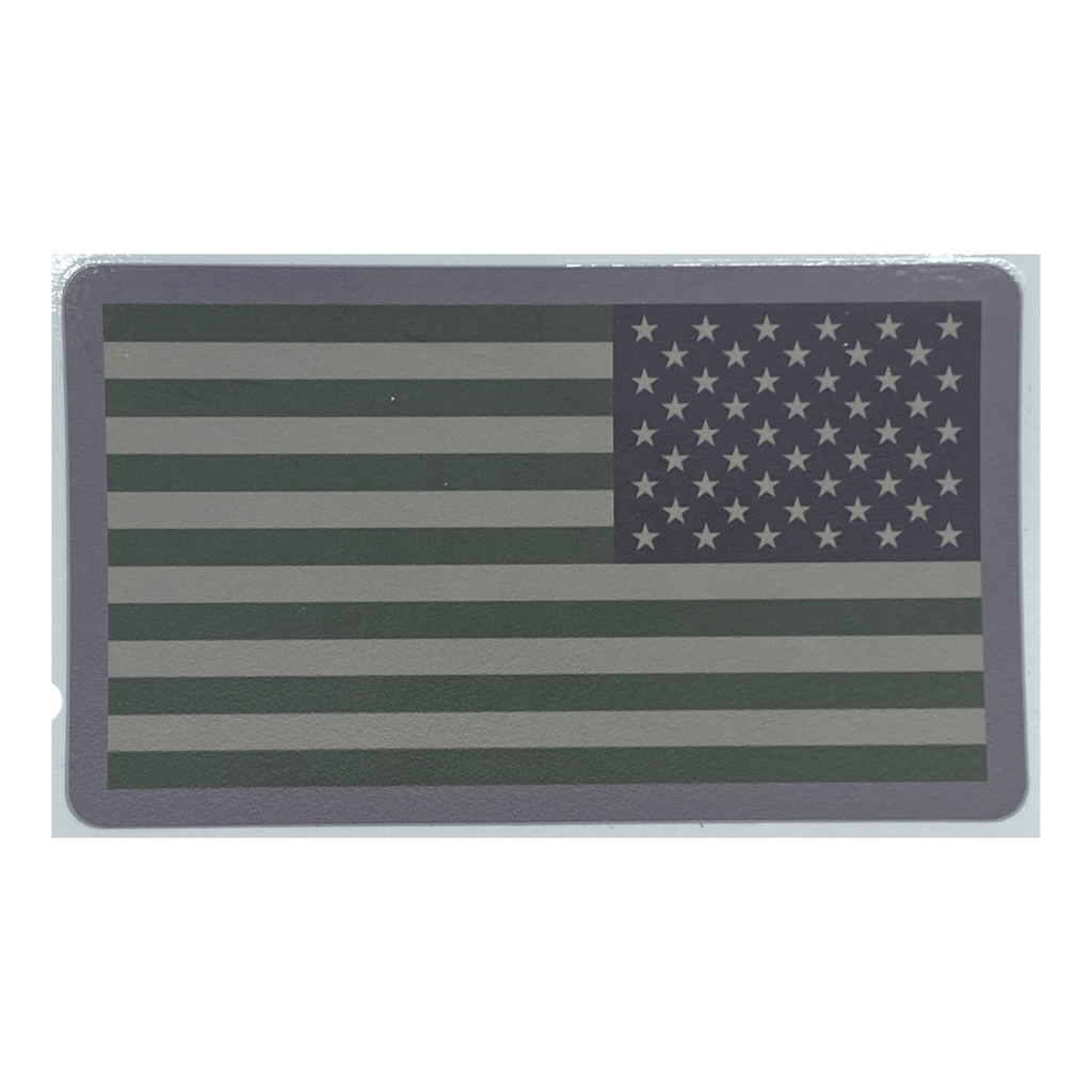 US Flag Reversed Decal - Multicam
Thick heavy duty vehicle vinyl decal us flag,
Dicut,
High quality and durable vinyl, indoor and outdoor use,
Waterproof and weather resistant,
Size: 2"x 3.5"