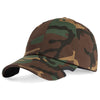 Notch Classic Adjustable camo dad hat with blank front and notch