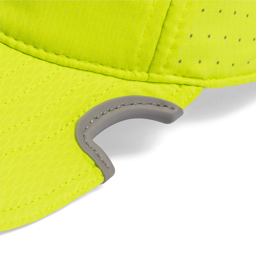 Back view of Notch High Vis safety cap showing reflective panel accents and reflective logo