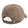 Back view of Notch Athlete Operator Coyote Brown cap showing adjustable hook and loop strap