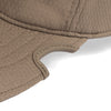 Side view of Notch Athlete Operator Coyote Brown cap showing patented notch and low profile fit