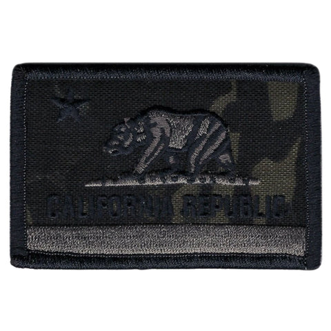California Flag Patch - MultiCam Black.
