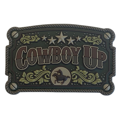 Cowboy Up PVC Patch - Multicam.
