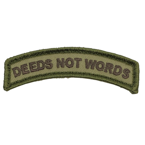 Deeds Not Words Morale Patch - Multicam.