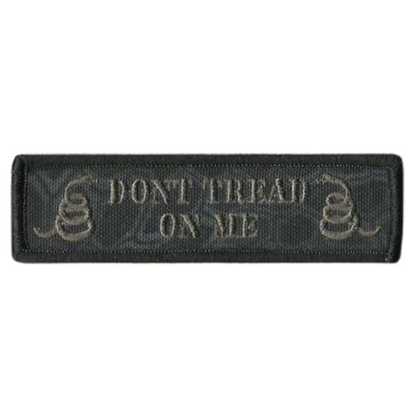 Don't Tread on Me Patch Black