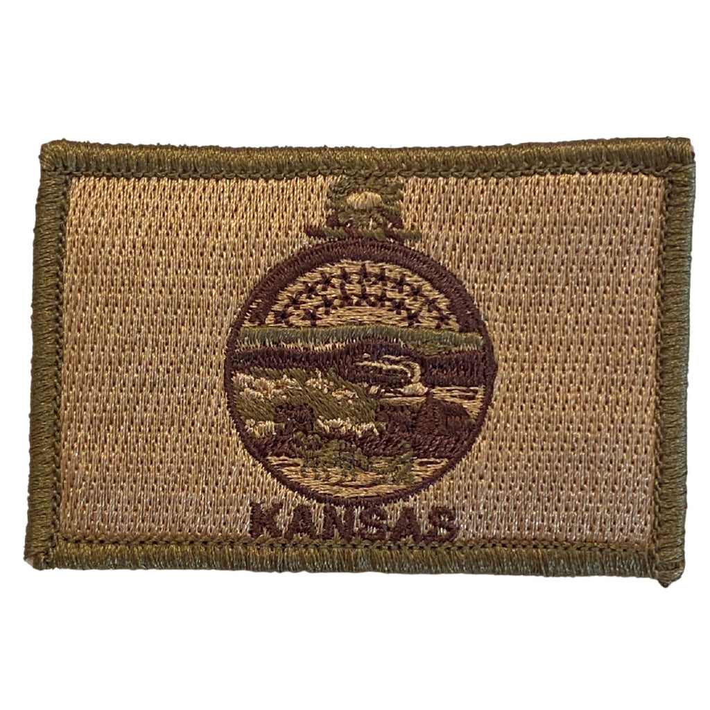 Kansas Flag Patch - Multitan.