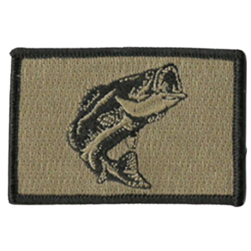 Largemouth Bass Patch - Coyote-Tan.