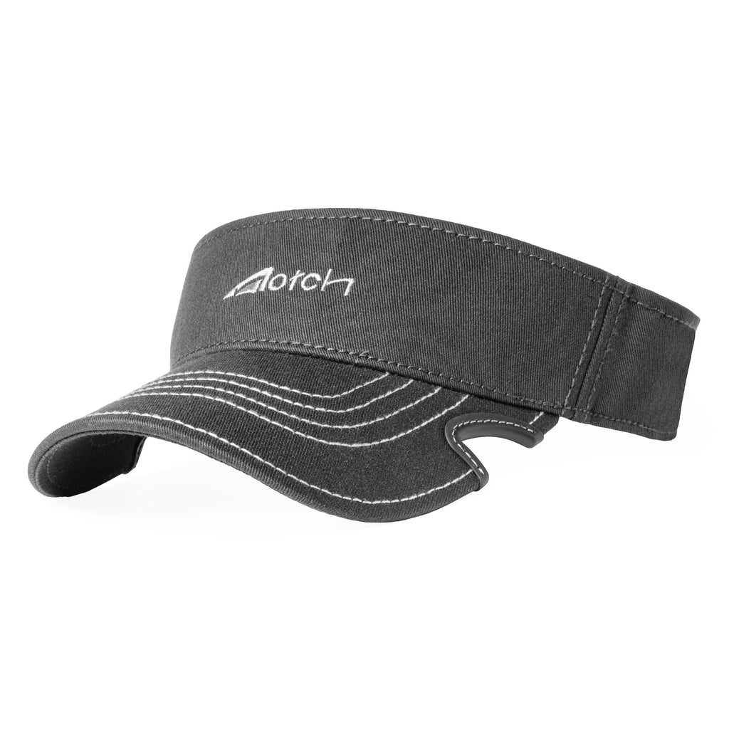 Notch Classic Adjustable Charcoal Grey Visor is a deep, dark grey visor crafted with premium 100% cotton and features a hair-safe velcro closure and contrasting stitching that really pops.  Only wear this visor if you want to look cool.