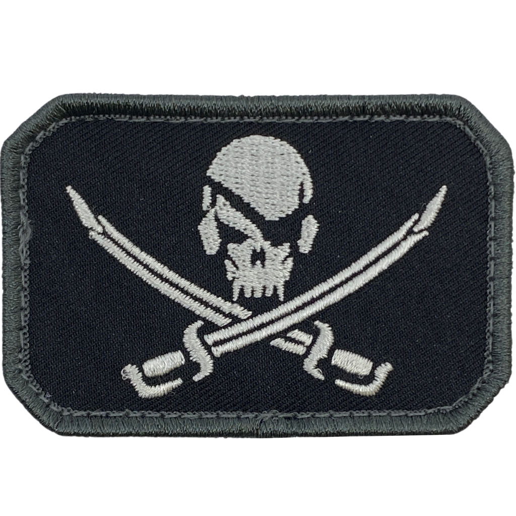 Pirate Skull Flag Patch - SWAT.