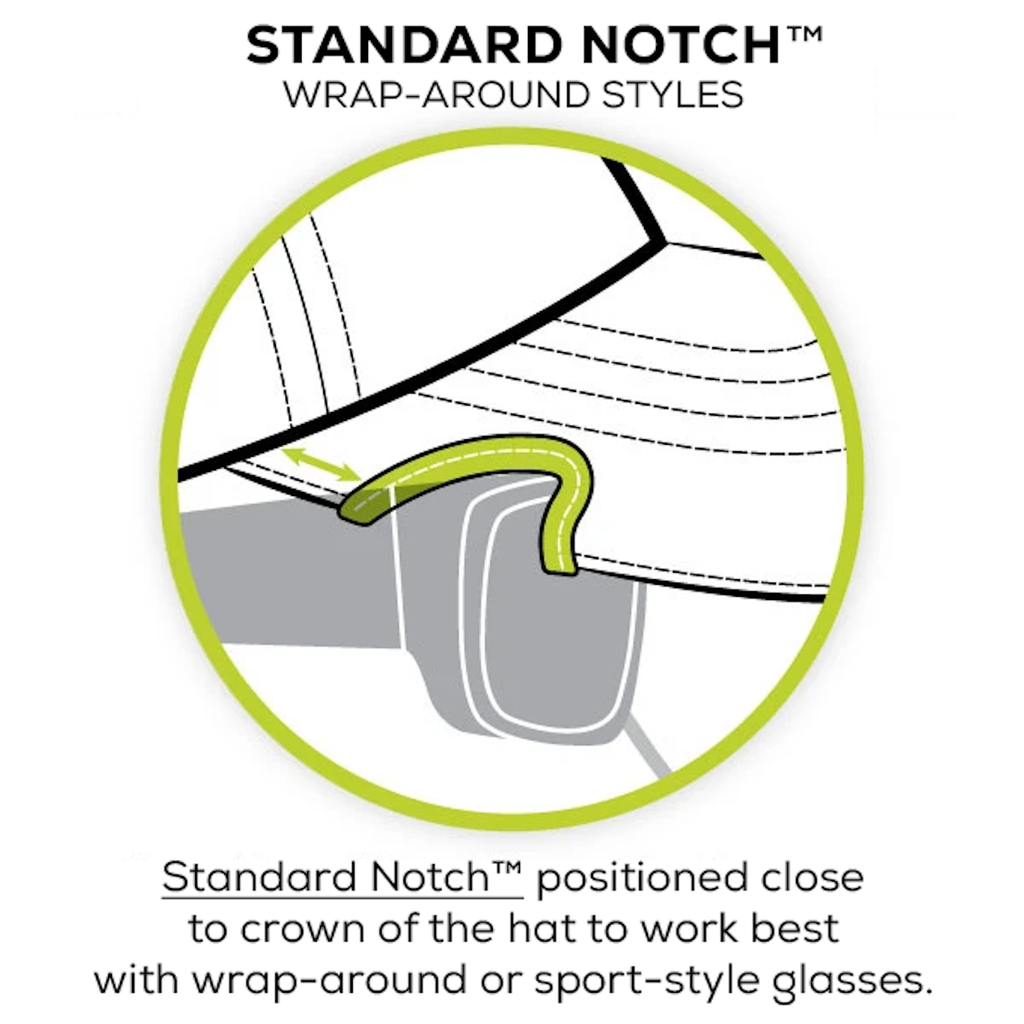 Notch Classic Adjustable Athlete Operator Cap Black/Red Notchgear.com