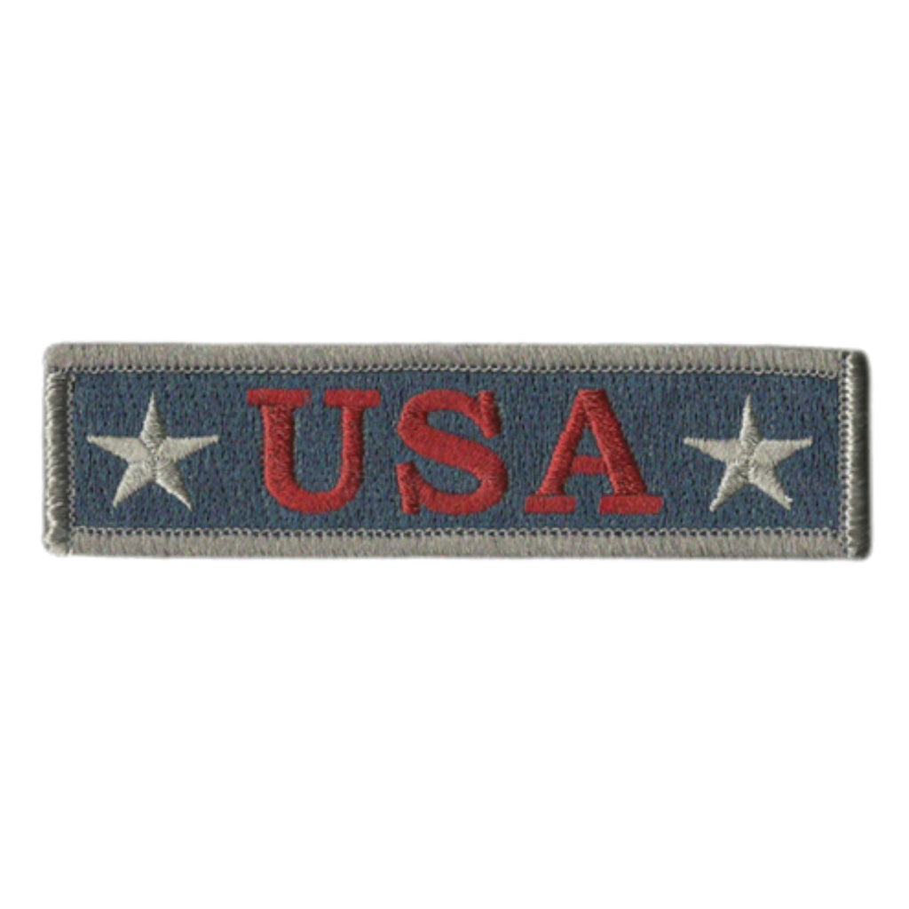 USA Morale Patch - Subdued-Silver.