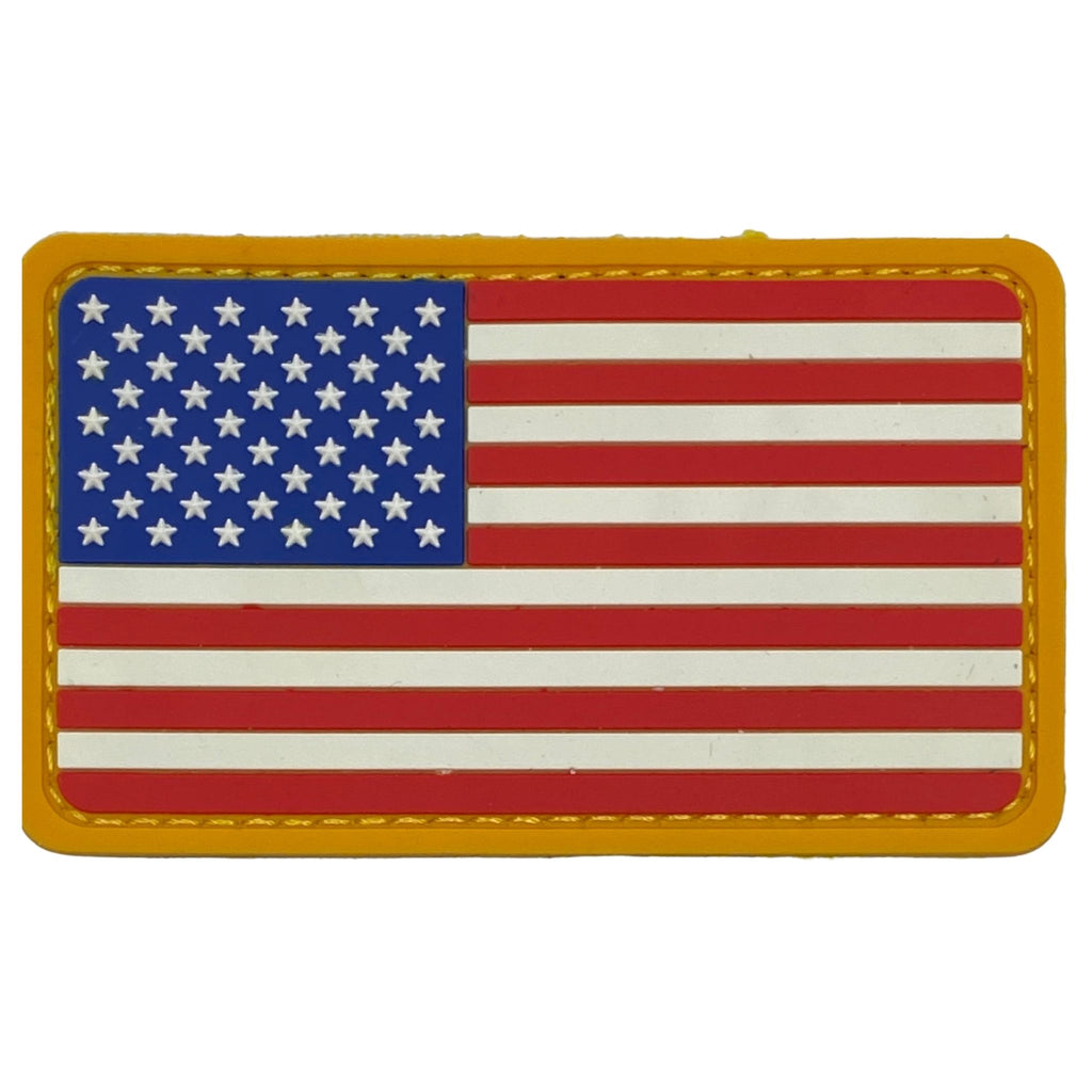 US Flag PVC Patch - Full Color.