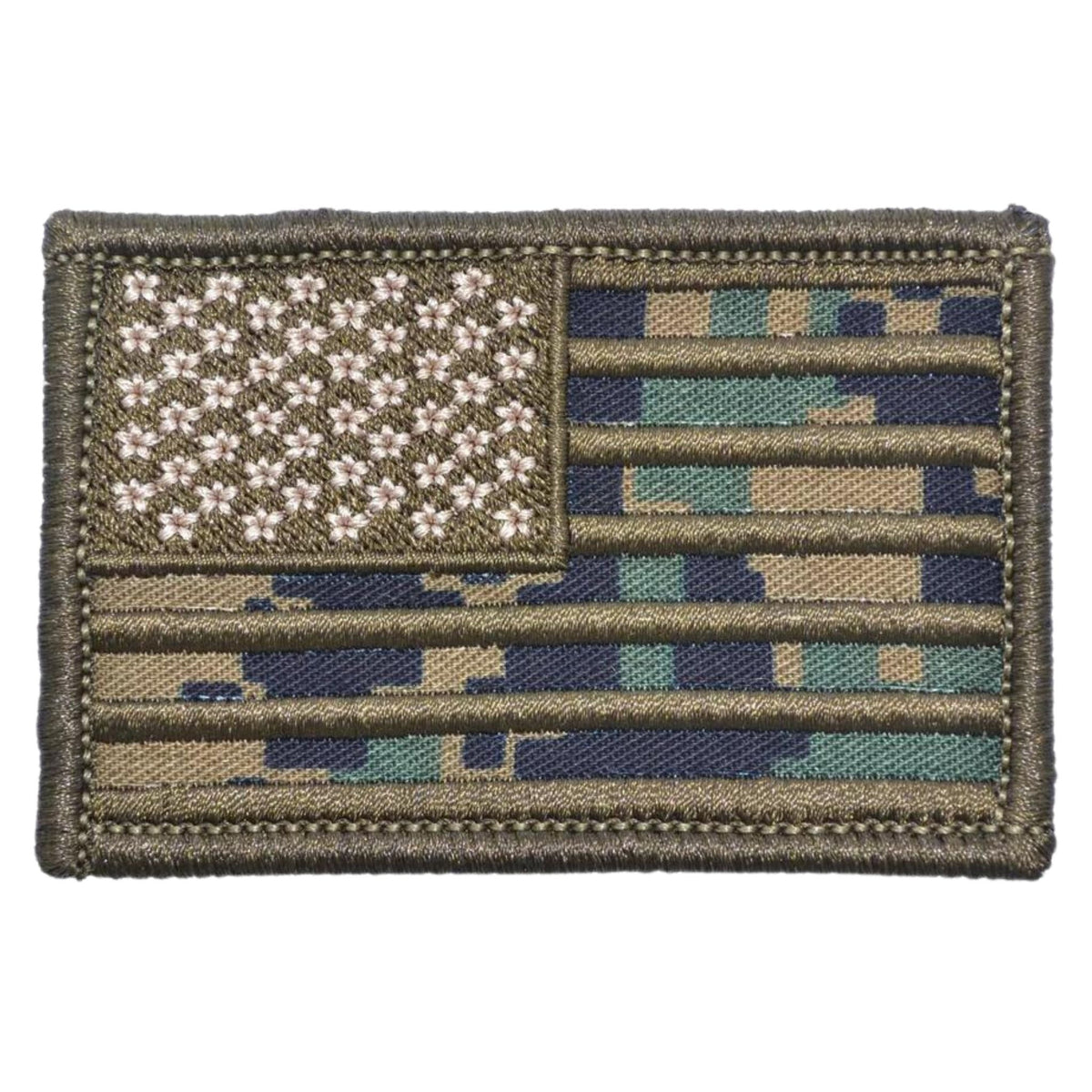 US Flag Patch - MARPAT Woodland | Notch