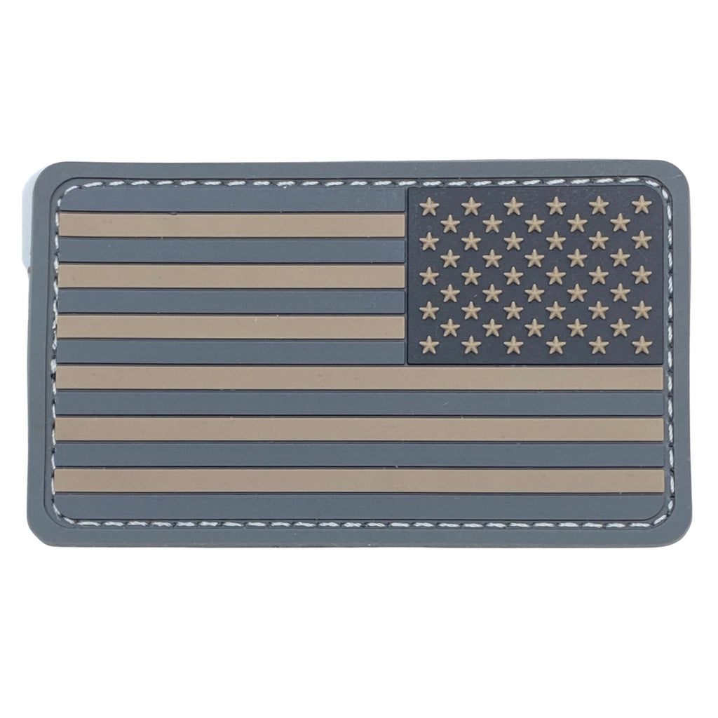 US Flag Reversed PVC Patch - ACU-Dark.