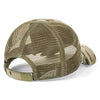 Back view of Notch MultiCam Operator cap showing breathable mesh back panels and adjustable hook and loop strap